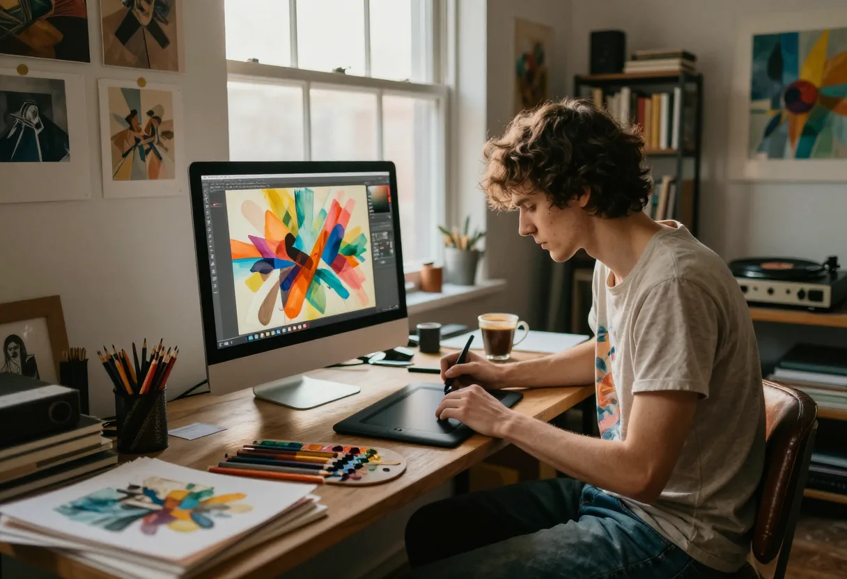 Visual Artwork: Creation and Digital Production